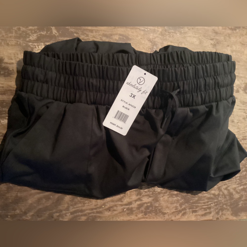Absolutely Black Relaxed Fit Pants